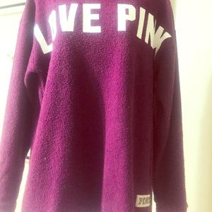 Victoria’s Secret Pink size Lg mock  sweater top